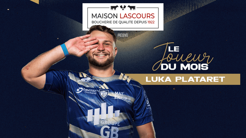 JOUEUR DU MOIS DE SEPTEMBRE - Luka Plataret